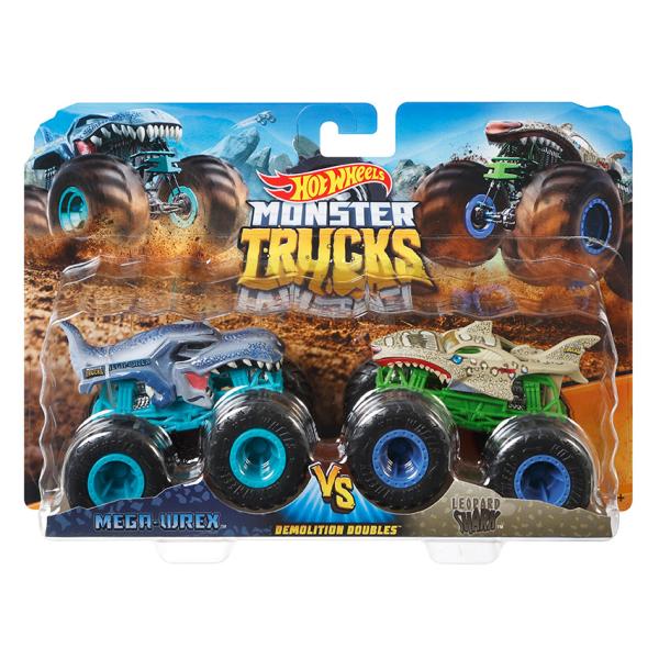 Mattel Hot Wheels Monster trucks demolačné duo asst