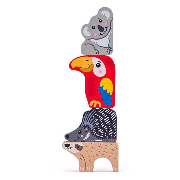 Woody Puzzle na prkně - Zvířátka (obrázek 5)