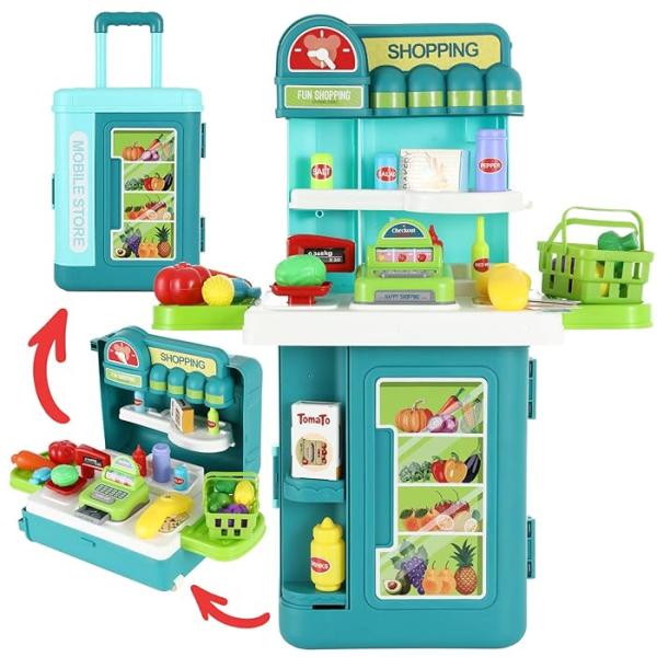 Pokladna set stoleček v kufříku 49 x 24 x 61,5 cm (obrázek 3)