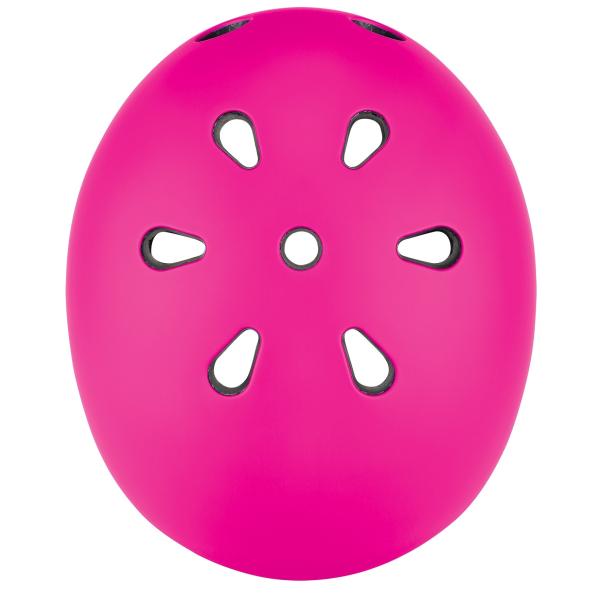 Globber dětská přilba Go Up Lights XXS/XS ( 45-51CM ) Deep Pink (obrázek 4)