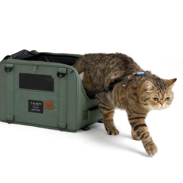 Fikago Nosič cestovní pro psy a kočky Truffle Plus Green (obrázek 5)