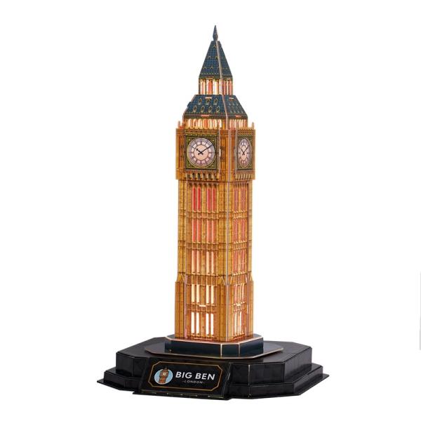 Puzzle 3D s LED Noční edice: Big Ben 32 dílků