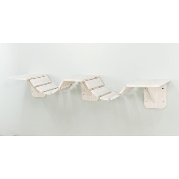 Žebřík – lávka na stěnu, 150 x 30 cm, bílá