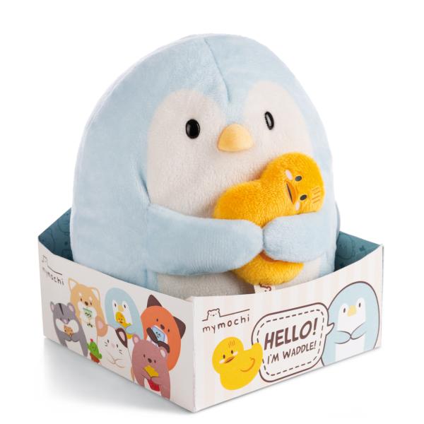 NICI plyš MyMochi Tučňák Waddle 16cm s kačenkou v dárkovém balení (obrázek 5)