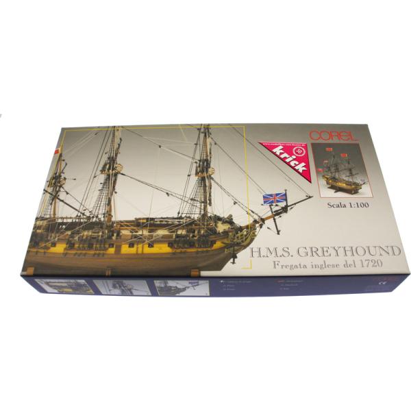 COREL H.M.S. Greyhound fregata 1720 1:100 kit (obrázek 7)