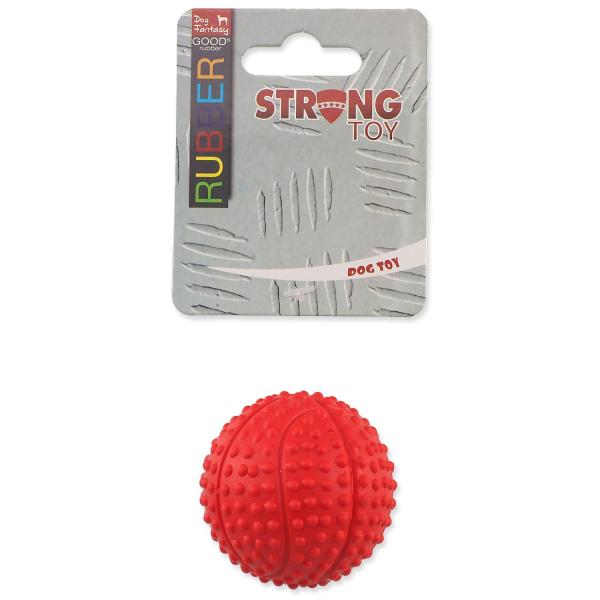 Hračka Dog Fantasy míč basketbal s bodlinami pískací mix barev 5,5cm (obrázek 4)