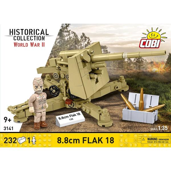Cobi Protiletadlové dělo 8.8 cm Flak 18 (DAK), 1:35 (obrázek 4)