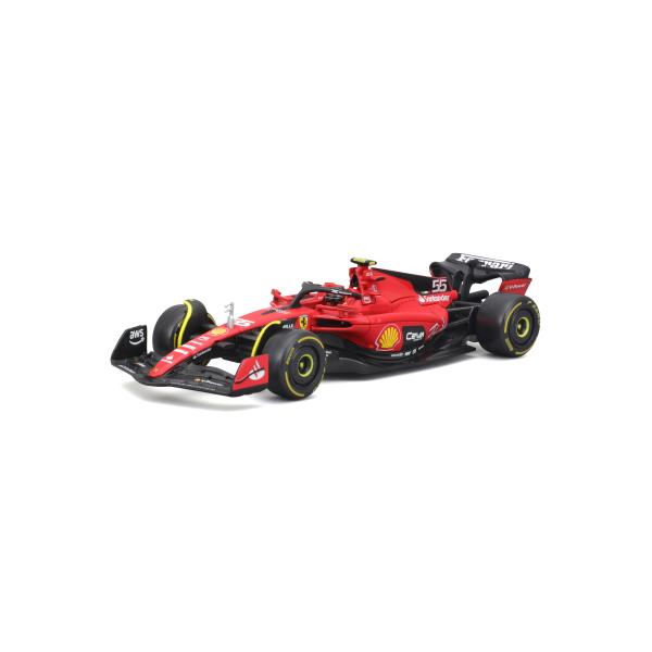 Bburago 1:24 Formula F1 Ferrari Scuderia SF-23 (2023) č.55 Carlos Sainz – Hard Case