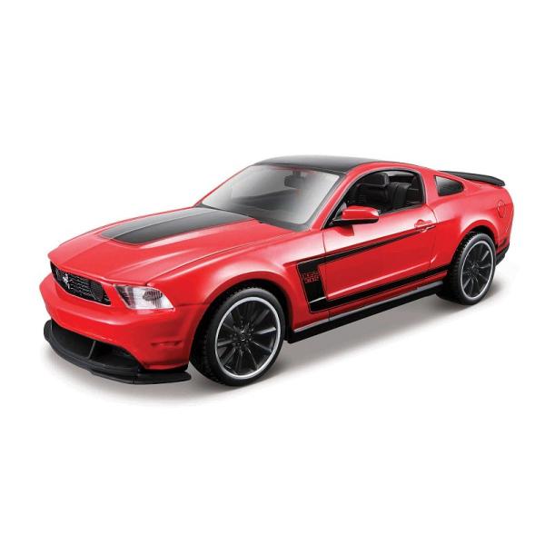 Maisto - Ford Mustang Boss 302, červený, výrobní linka, 1:24