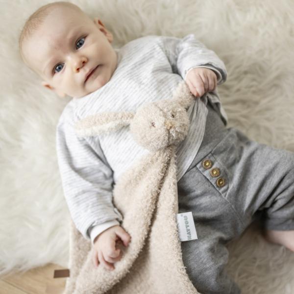 NATTOU Mazlíček plyšový maxi Teddy zajíček 28 x 28 cm, 0m+ (obrázek 8)