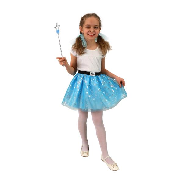 Dětská tutu sukně zimní princezna s vločkami (obrázek 3)