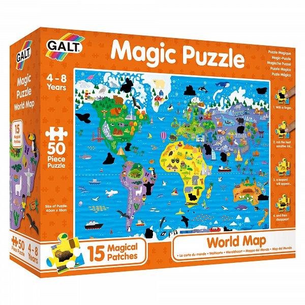 Magické puzzle - Mapa světa