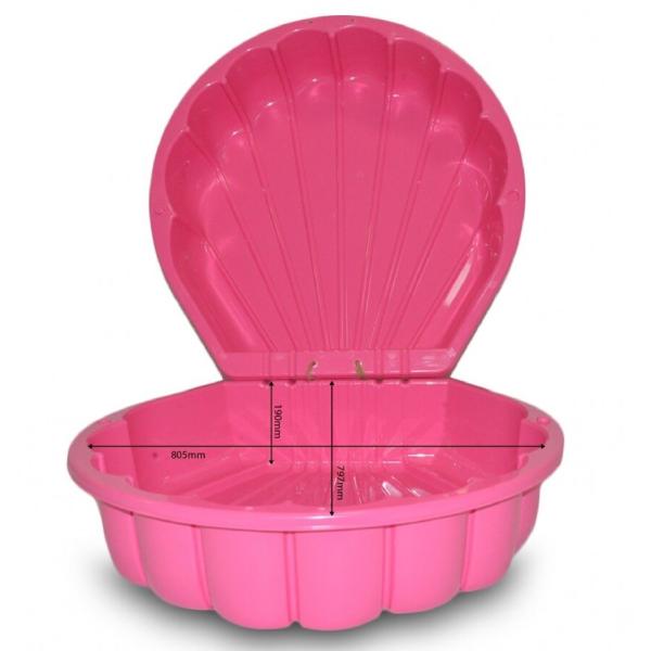 DOLONI Dětské pískoviště Shell – růžová