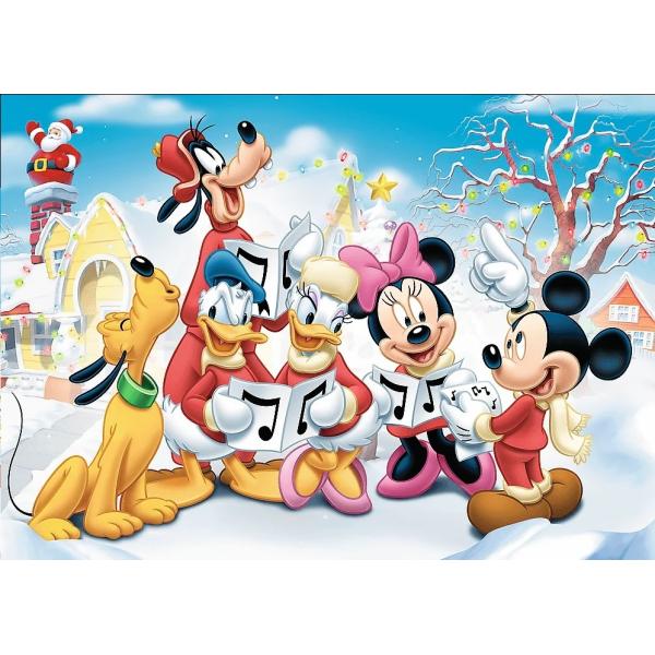 Trefl Puzzle Mickey Mouse 200 dílků, Vánoce
