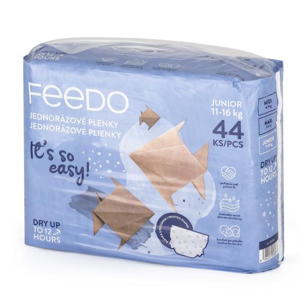 FEEDO Plenky jednorázové JUNIOR (od 11 do 16 kg), 44 ks