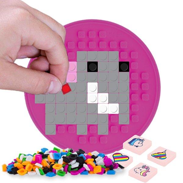 PIXIE CREW mozaikový panel fuchsiový kruh