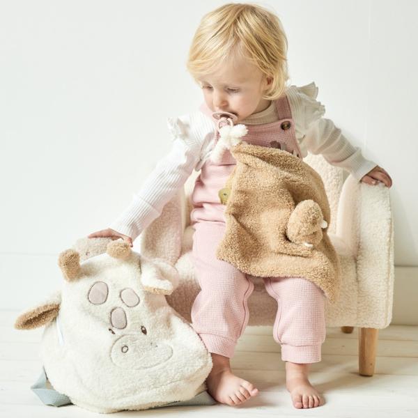 NATTOU Mazlíček plyšový Teddy nosorožec 28 x 28 cm, 0m+ (obrázek 4)