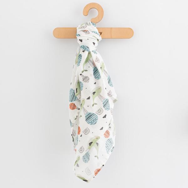 Bavlněné plenky s potiskem New Baby 70×80 cm 3 ks CHLAPEC