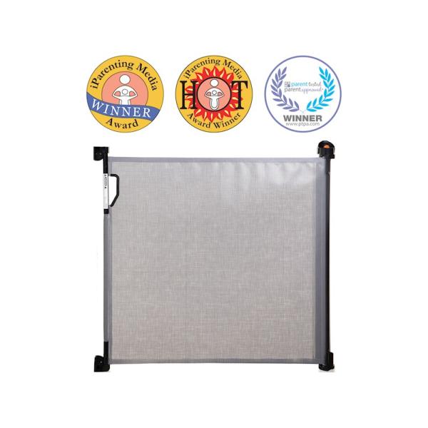 DREAMBABY Zábrana bezpečnostní zatahovací 0-140 cm Grey