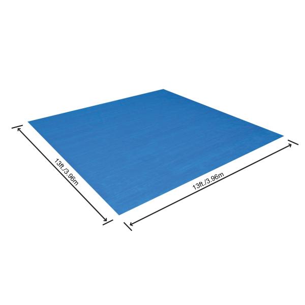 Bestway 58002 Čtvercová podložka Flowclear™ 396 x 396 cm pro nadzemní bazény do O 366 cm