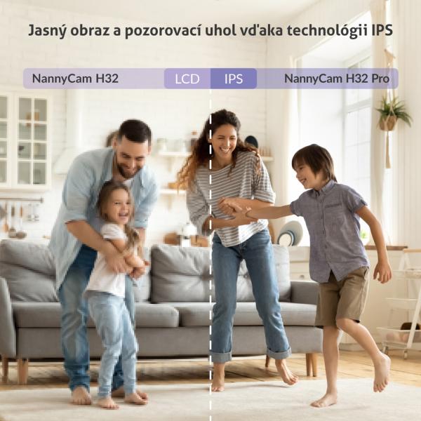 TRUELIFE Videotelefon digitální NannyCam H32 PRO