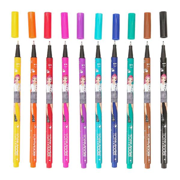 Top Model Sada fixů, 10 barev, 2 šablony