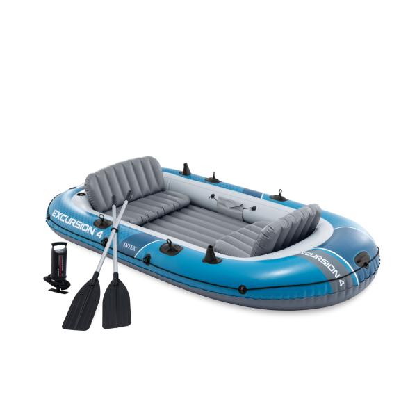 Intex 66324 Gommone Excursion™ 4 Set, 315 x 165 x 43 cm