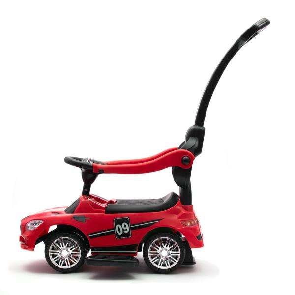 Dětské odrážedlo se zvukem a vodící tyčí Baby Mix RACER červené (obrázek 9)
