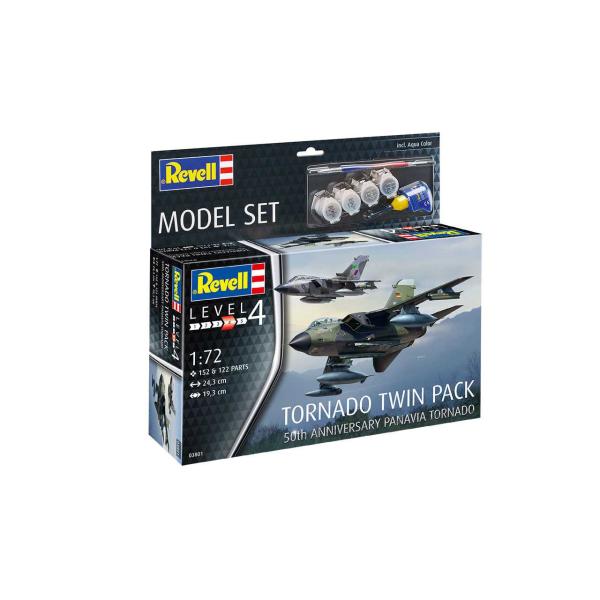 ModelSet letadlo 63801 - Tornado 50th Anniversary Twinpack (1:72)