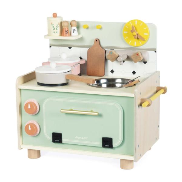 Janod Shiny Grandma Dětská dřevěná kuchyňka malá