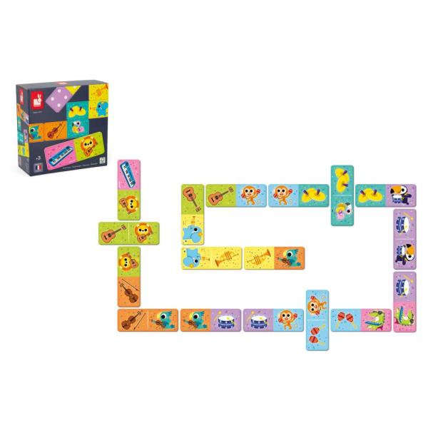 Janod Duonimo Hra Domino Hudební nástroje 24 ks (obrázek 8)