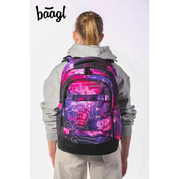 BAAGL SADA 5 Skate Max Galaxy: batoh, penál, sáček, sportovní taška, ledvinka (obrázek 8)