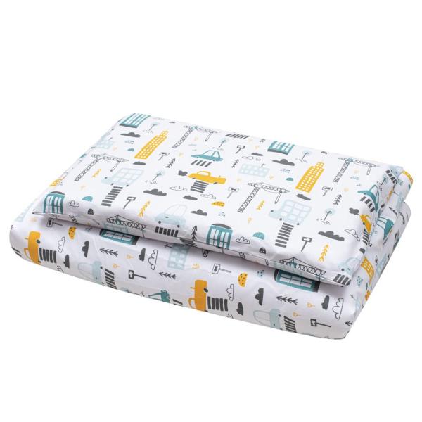 3-dílné povlečení New Baby 90/120 cm Město hořčicové