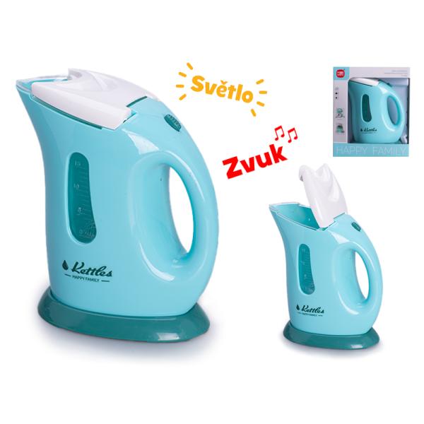 Bollitore elettrico 16cm a batteria con luce e suono