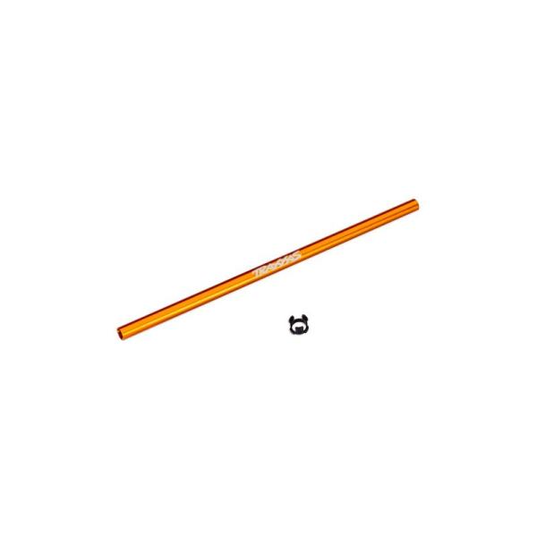 Traxxas hriadeľ centrálny 214mm hliníkový oranžový