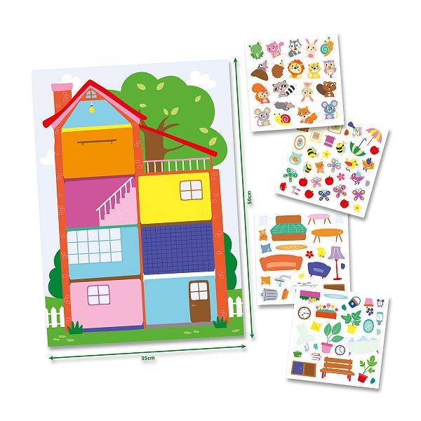 Můj první plakát s nálepkami – Dům