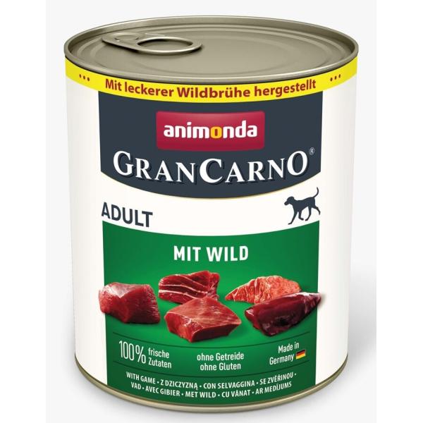 Konzerva Animonda Gran Carno Adult se zvěřinou 800g