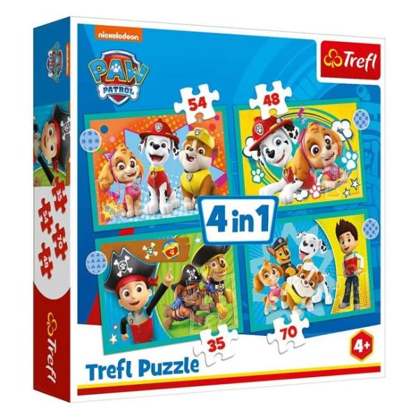 Trefl Puzzle 4v1 Paw Patrol