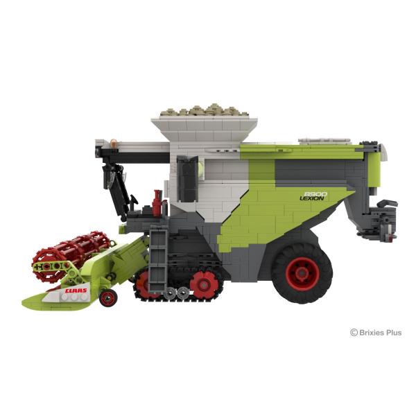 BRIXIES Plus 222.734 CLAAS LEXION 8900 TERRA TRAC - kombajn s přívěsem, 1498 k (obrázek 7)