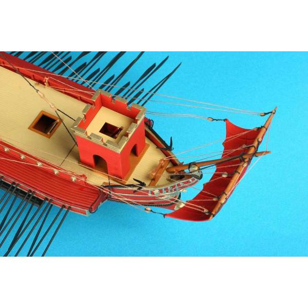 Model Kit loď 9019 – Trireme of the Roman Emperor (1:72) (obrázek 5)
