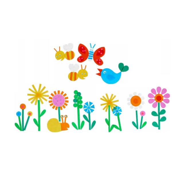 Haba Craft Kit Kreatívna sada Jarná lúka obrázky do okna