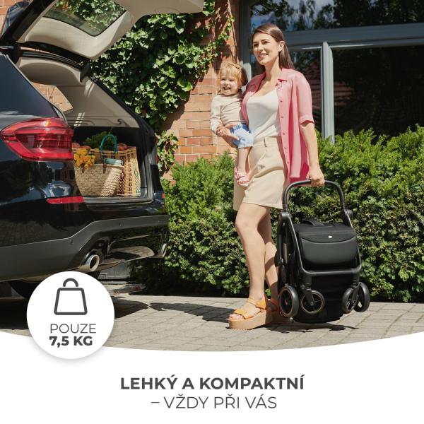 KINDERKRAFT Kočárek sportovní Apino Raven black (obrázek 5)