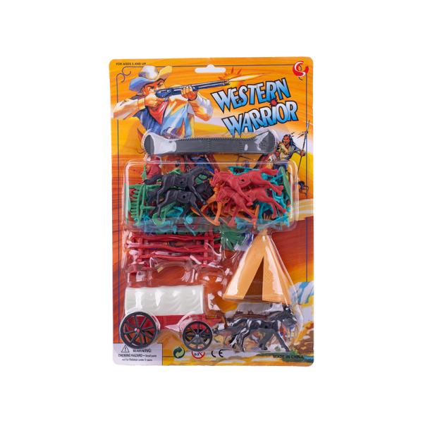 Sada western figurky 31ks s kočárem a doplňky (obrázek 4)