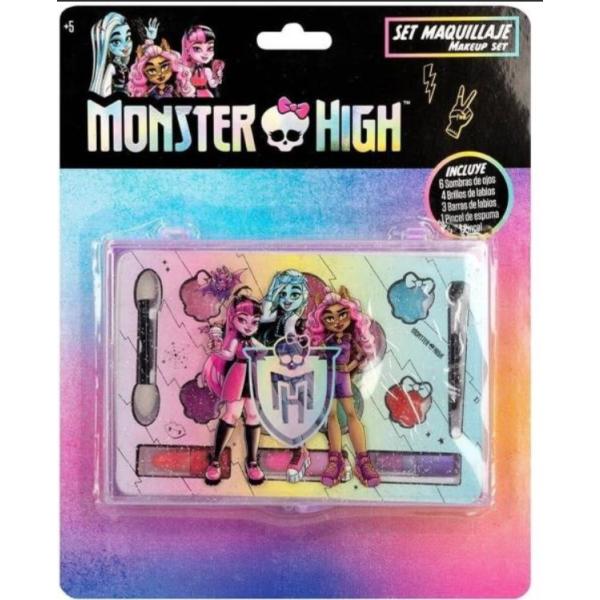 Monster High - sada krásy paletka s očnými tieňmi a rúžmi