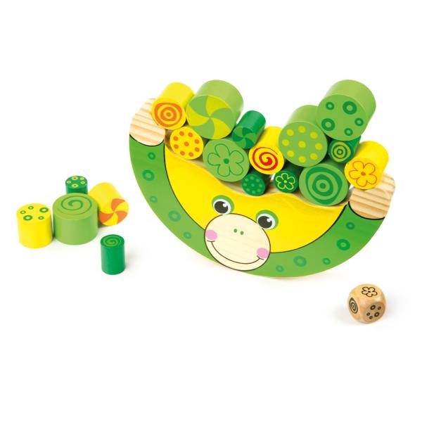 Small Foot Dřevěná motorická hra balancující žába (obrázek 2)