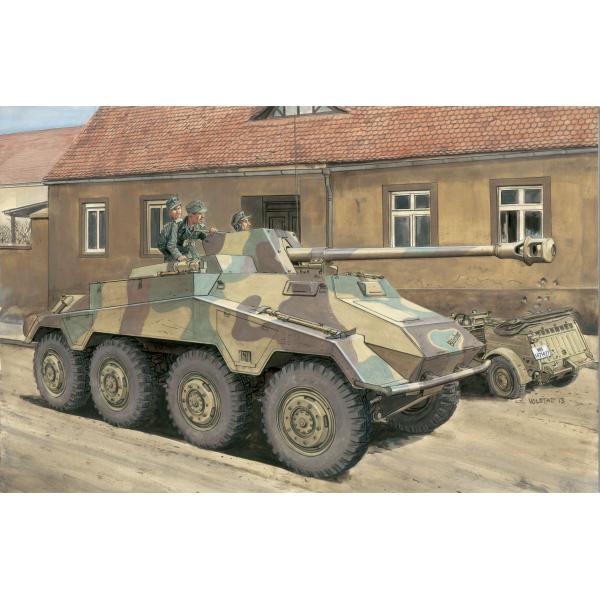 Model Kit military 6772 - SD.KFZ.234/4 PANZERSPÄHWAGEN (PREMIUM EDITION) (1:35)