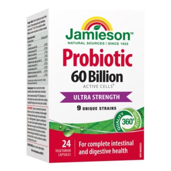 Jamieson Probiotic 60 miliard ULTRA STRENGTH 24 tablet