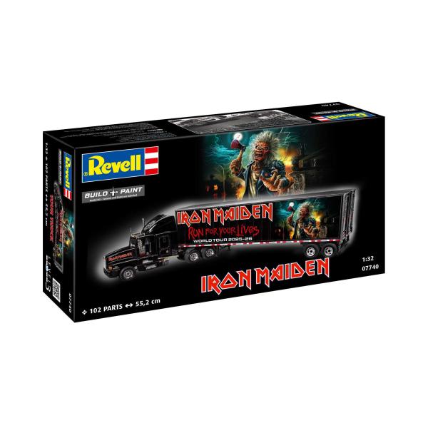 Revell 07740 Tour Truck Iron Maiden (50° Anniversario) 1:32 Kit Modellino In Plastica Non Costruita/Non Verniciata-image