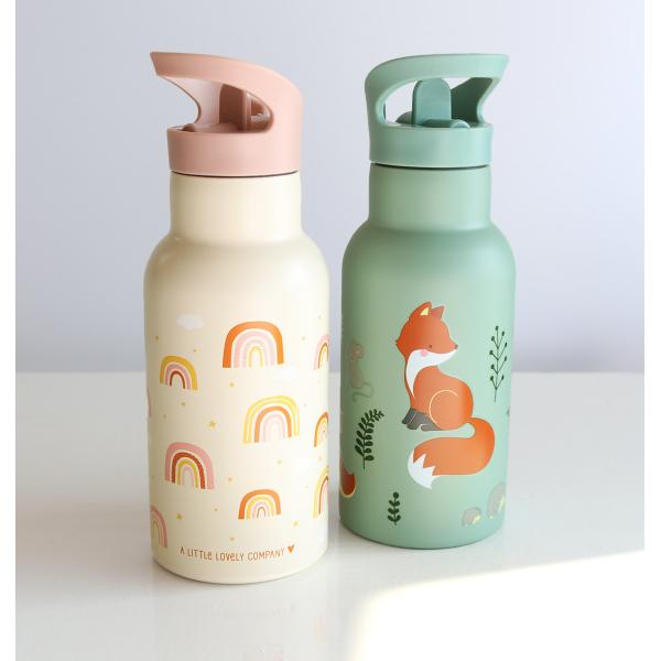 A Little Lovely Company - nerezová láhev na pití, 350 ml - kamarádi z lesa (obrázek 11)