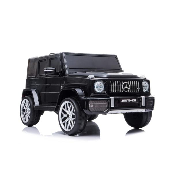 Elektrické autíčko Mercedes G63 12V, černé, Jednomístné sedadlo, Lithiová baterie